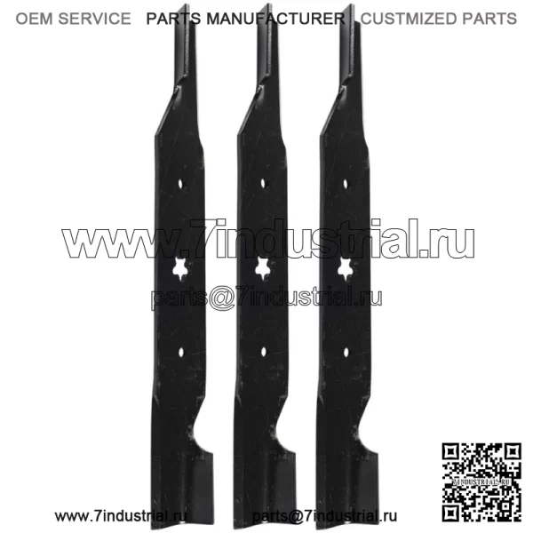 532187256 Лезвие косилки с высоким подъемом 54 дюйма MZ RZ YTH 5424 LGT 2654 Z 254 3PK