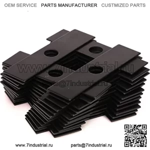 Лезвие обрезного станка 100PK (7-3/4 дюйма x 2 дюйма) с центральным отверстием 1 дюйм подходит для STIHL RYOBI EGO Husqvarna Oregon, черное порошковое покрытие, термообработка