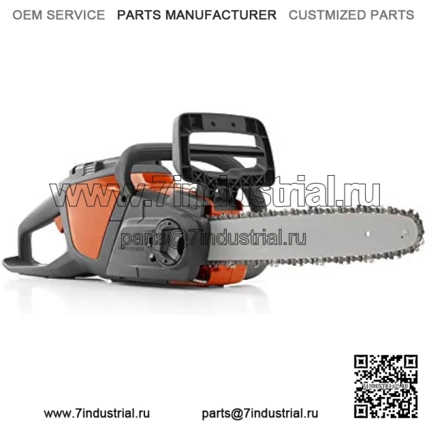 Аккумуляторные электрические бензопилы Husqvarna 120i, оранжевый/серый - Image 5