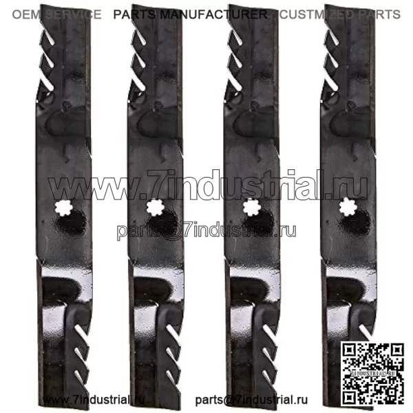 Набор из 4 ножей мульчера Oregon 592-615 G5 Gator для John Deere GX22151 GY20850 42 дюйма - Image 2