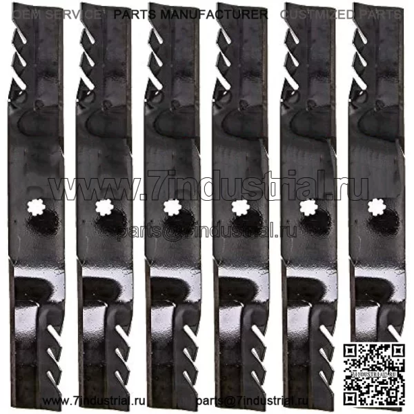 Комплект из 6 ножей мульчера Oregon 592-615 G5 Gator для John Deere GX22151 GY20850 42 дюйма - Image 2