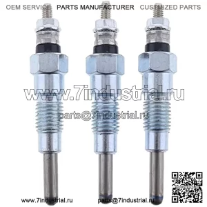 3X свечи накаливания MIU802457 M811937 для тракторов John Deere X495 X595 X740 X744 X748 X749 X750 X754 X758 1435 1023E 1025R 2025R 2030A 855D Gator 4X2 4X4 6X4 Yanmar 3TNV76 Двигатель 3ТНМ74 3ТНВ70