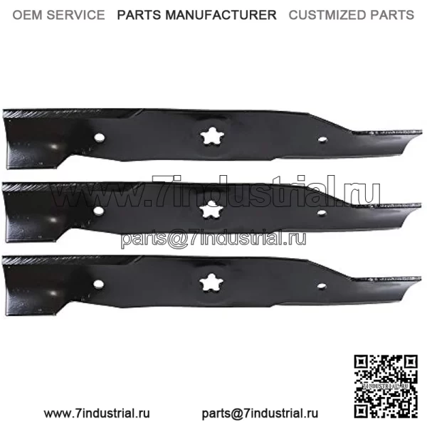 Husqvarna 532180054 Ножи Hi Lift, упаковка из 3 шт.