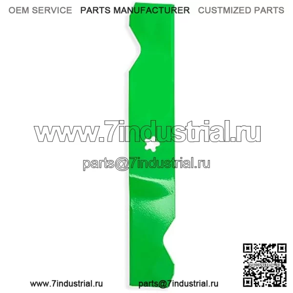 Лезвие косилки LawnRAZOR, 54-дюймовая дека для AYP Husqvarna RZ54i YTH2454 187254 187256 532187254 532187256 (средний подъем), 6 шт. - Image 3