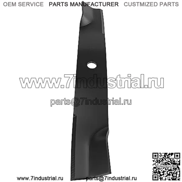 3 шт. лезвия палубной косилки для M128485, совместимые с John Deere TCU15881, M128485, M131958, M144196, M163983 1025R 1026R 1550 1570 1575 1580 1585 3033R 3039R 3045R 304 6R 600L 4010 4210,60 дюймов - Image 2