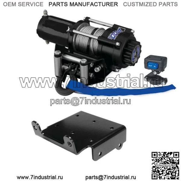 Комплект лебедки 2500 фунтов для John Deere Gator HPX 815E ALL (стальной трос)