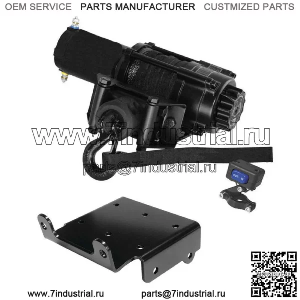 Комплект лебедки 2500 фунтов для John Deere Gator HPX 815E ALL (синтетический трос)