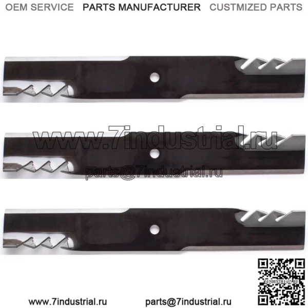 3PK 596-347 Лезвия G5 Gator для 61-дюймового Scag 481712, 482787, 482879, 482881