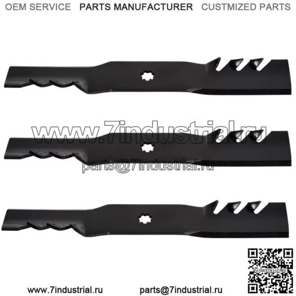 3PK 592-617 Лезвия G5 Gator для John Deere E180 54 дюйма