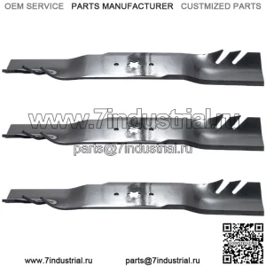3PK 598-672 Лезвия G5 Gator для 54-дюймового Cub Cadet 742-0677, 942-0677