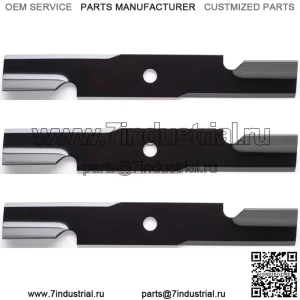 3PK 92-209 Лезвия с высоким подъемом для Exmark 60 Lazer Z X-Series LZX940EKC60RW0