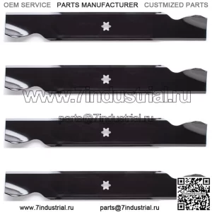 4PK 198-153 Отвалы с высоким подъемом для 42-дюймового Cub Cadet 742-04308, 942-04308