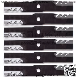 6PK 596-322 Лезвия G5 Gator для Exmark 52 дюйма 103-6392, 103-6402
