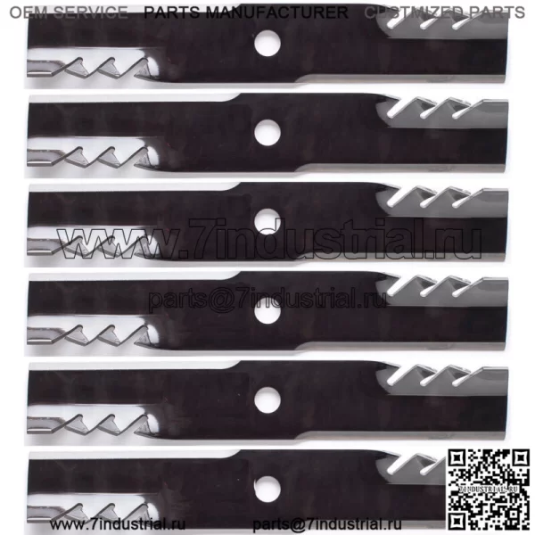 6PK 596-322 Лезвия G5 Gator для Exmark 52 дюйма 103-6392, 103-6402