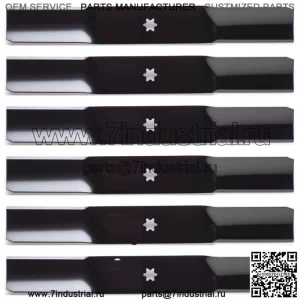 6PK 98-093 Сменные лезвия для Troy-Bilt 42 дюйма 942-0616, 942-04308