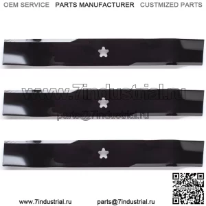 3PK 95-082 Лезвия мульчирующей косилки для Husqvarna YTH24V54 54 дюйма