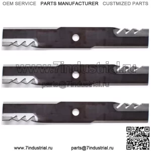 3PK 596-749 Лезвие G5 Gator для Exmark, радиус 60 дюймов, серия E RAE708GEM60300