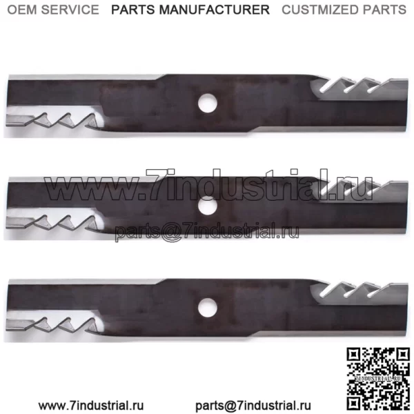 3PK 596-749 Лезвие G5 Gator для Exmark, радиус 60 дюймов, серия E RAE708GEM60300