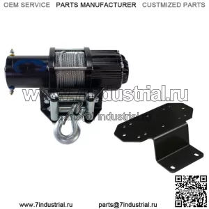 Лебедка Midnight 50 футов, сталь 4500 фунтов с креплением для Yamaha Rhino 450 2006-11 гг.