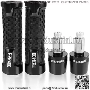 7/8 "22 мм для Y&AMAHA FZR400 1988 1989 1990 2001 2009 2015 2019 FZR 400 противоскользящие ручки для мотоцикла, ручки, крышка руля