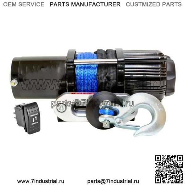 КОМПЛЕКТ ЛЕБЕДКИ UTV XTREME 4500LB KAWASAKI 2014-20 TERYX 800 TERYX4 800 4500 HD - Image 2