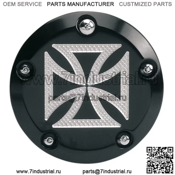 Чехол Accutronix Iron Cross с 5 отверстиями для Harley Twin Cam 1999-2017 гг.