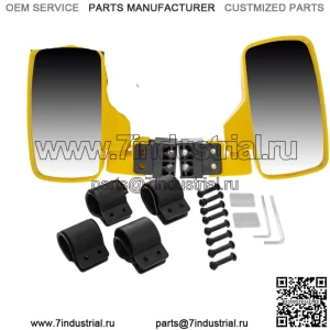 Комплект желтых зеркал бокового обзора NICHE для John Deere Gator HPX XUV 550 560 590 835 (Для: John Deere Gator CS)