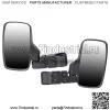 Комплект черных зеркал бокового обзора NICHE для John Deere Gator HPX XUV 550 560 590 835 (Для: John Deere Gator CS)