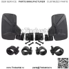 Комплект черных зеркал бокового обзора NICHE для John Deere Gator HPX XUV 550 560 590 835 (Для: John Deere Gator CS) - Image 3