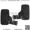 Комплект черных зеркал бокового обзора NICHE для John Deere Gator HPX XUV 550 560 590 835 (Для: John Deere Gator CS) - Image 4