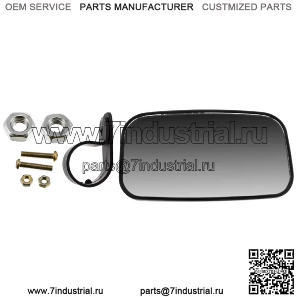 Черное зеркало заднего вида NICHE для John Deere Gator HPX XUV 550 560 590 625 835 (для: John Deere Gator CS) - Image 2