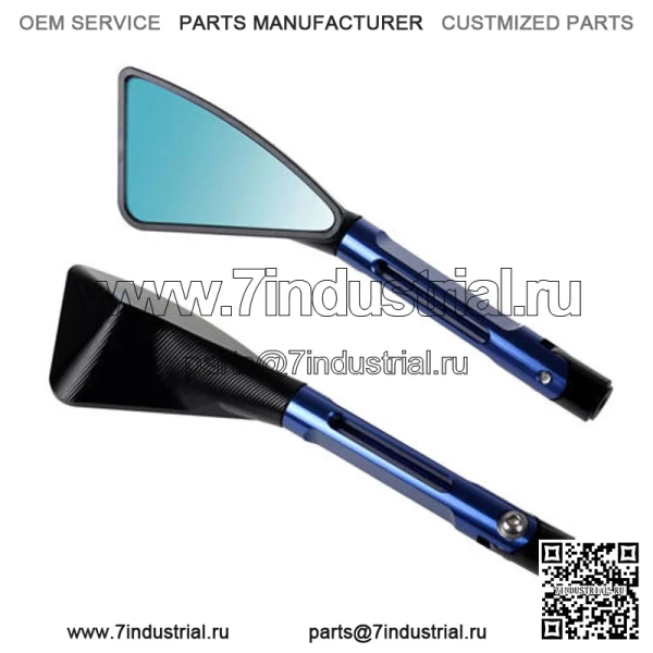 Алюминиевые универсальные зеркала для мотоциклов с ЧПУ - Image 2