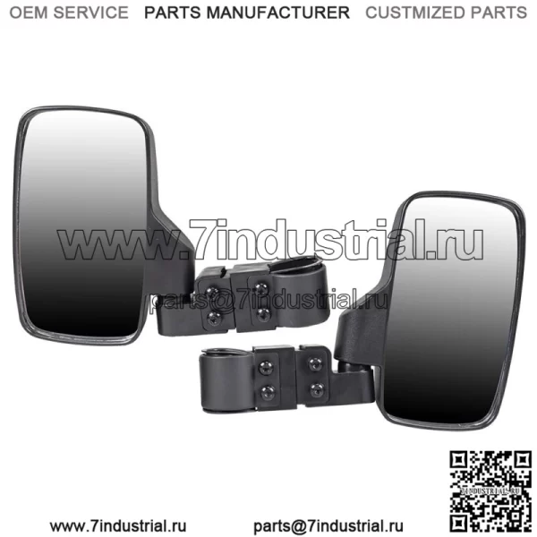 Комплект зеркал бокового обзора для John Deere Gator HPX XUV 550 560 590 835, черный (для: John Deere Gator HPX HPX815E)