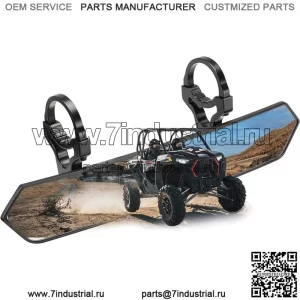 Центральное зеркало заднего вида UTV для CFMOTO ZForce 950/1000 Kubota RTV X1140 1,65–2 дюйма (для более чем одного автомобиля)