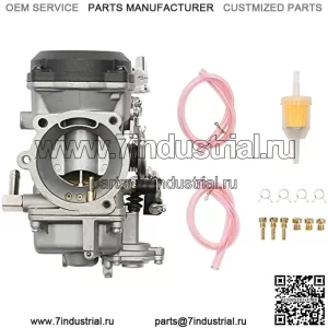 Карбюратор CV40 Carb с дополнительными главными форсунками, медленными форсунками для Harley Davidson Dyna Sportster 883 1200 Heritage Softail Electra Glide Fatboy & More