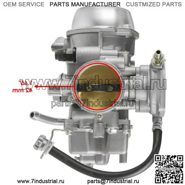 Карбюратор с воздушным и масляным фильтрами для Yamaha Grizzly 660 YFM660 4x4 2002-2006 гг. - Image 2