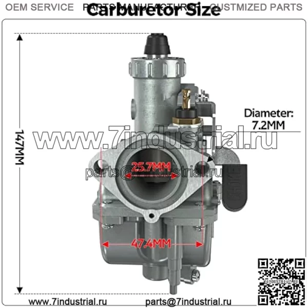 BA5-V02 VM22 Карбюратор Замена карбюратора для не Hemi Predator 212cc Coleman CT200U CT200U-EX BT200X KT196 GX160 GX200 Двигатель Baja Warrior MB200 196cc Запчасти для мини-велосипеда Go Kart - Image 2