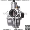 Карбюратор VM22 Predator 212CC 196cc CT200U KT196 Moto Mini Bike Race and Go Kart 6,5 л.с. Baja Warrior Heat - включает комплект воздушного фильтра MB165 MB200 и тросик ручки управления дроссельной заслонкой акселератора (черный) - Image 5
