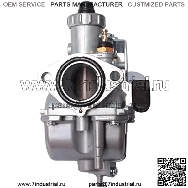 Карбюратор VM22 Predator 212CC 196cc CT200U KT196 Moto Mini Bike Race and Go Kart 6,5 л.с. Baja Warrior Heat - включает комплект воздушного фильтра MB165 MB200 и тросик ручки управления дроссельной заслонкой акселератора (черный) - Image 5