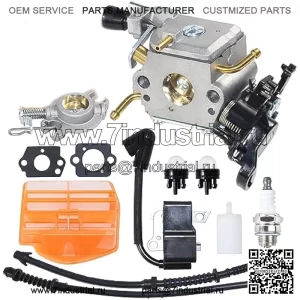 Карбюратор C1M-EL37B с воздушным фильтром 544080802 заменяет ZAMA C1M-EL37B, 506450401, 531215601 для Husqvarna 445, 445II, 445EII, 450, 450E, 450EII, Jonsered CS2245, CS2245S, S бензопилы