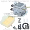 503281801 Карбюратор с воздушным фильтром 575269103 в сборе для Husqvarna 362 365 371 372 Бензопила заменяет Husqvarna 5032818-01 5032832-03 503281801 503283203 Hd-12B