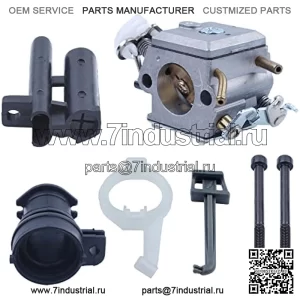 Комплект впускного коллектора карбюратора для Husqvarna 362 365 371 372 372XP для детали бензопилы, карбюратора, дроссельной заслонки, впускного коллектора, втулки, опоры впуска, болта карбюратора