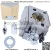 Комплект воздушного фильтра карбюратора для Husqvarna 61 66 181 266 268 272 281 288 для бензопилы, карбюратора, воздушного фильтра, прокладки карбюратора, топливного шланга, свечи зажигания - Image 2