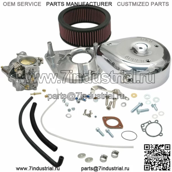 Комплект модернизации карбюратора Super E Shorty Carb 36-84 Harley Panhead Shovelhead (для: Harley-Davidson)
