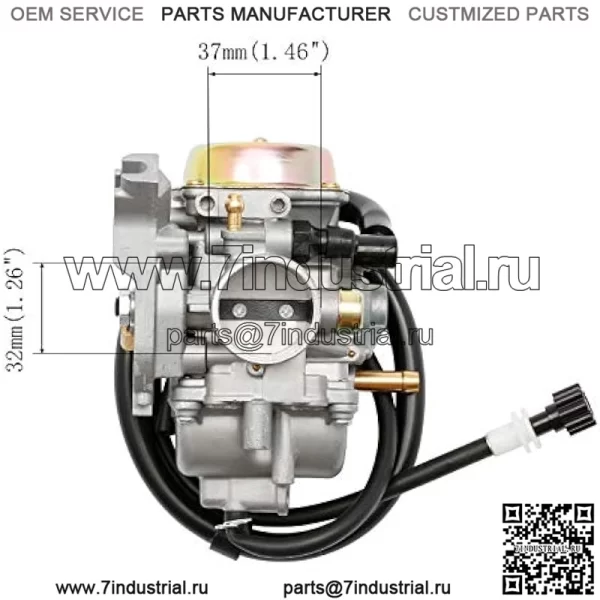 Карбюратор, совместимый с Suzuki LT-F400 Eiger 400 Carb 2002-2007 гг. - Image 3