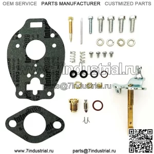 Комплект карбюратора для трактора Ford 9N 2N 8N Marvel Scheber TSX 33, 241A, 241B с валом