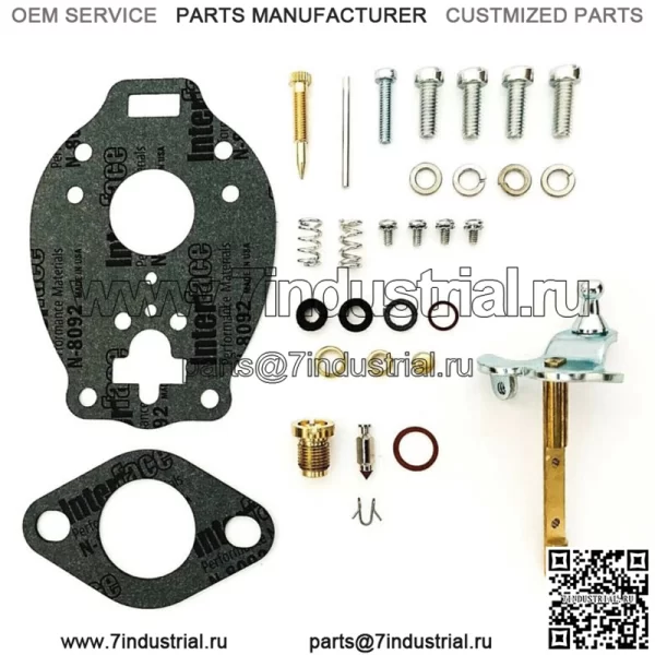 Комплект карбюратора для трактора Ford 9N 2N 8N Marvel Scheber TSX 33, 241A, 241B с валом