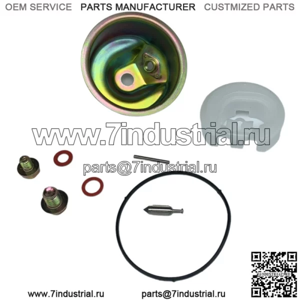 Комплект карбюратора подходит для Honda GX240 GX270 GX340 GX390, поплавковая прокладка игольной чаши