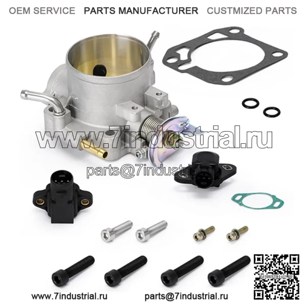 Подходит для дроссельной заслонки Honda Civic Accord B16 B18 309-05-1050 70 мм с датчиком - Image 2