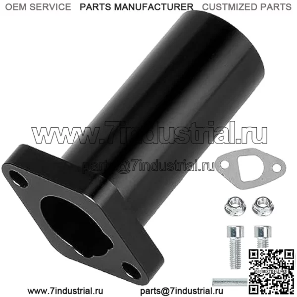 Труба впускного коллектора для карбюратора Pwk 24 Predator 212cc 224 196cc 200cc 6,5 л.с. Двигатель Coleman CT200U BT200X KT196 Baja Warrior Mb200 Gx160 Hammhead 80T Мини-велосипед Go Kart Performance Part